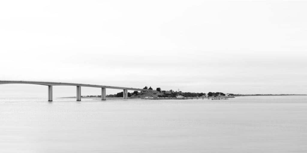 Pont de Noirmoutier en l'ïle 20X40 VerrierArt
