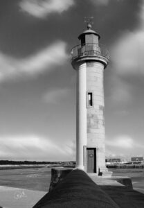 Phare de la pointe à l'aigle BW - Frédéric VERRIER