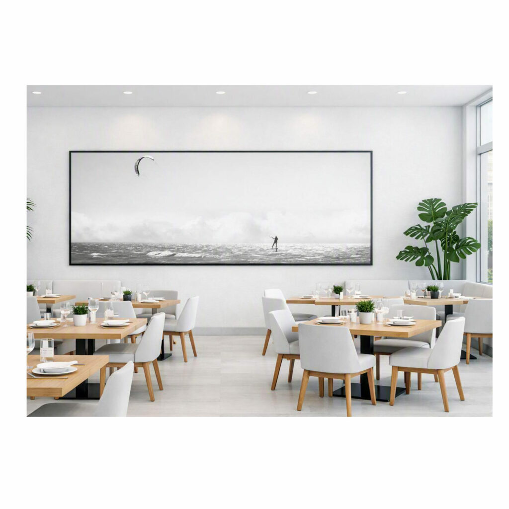 KiteSurf installé dans une salle de restaurant 11
