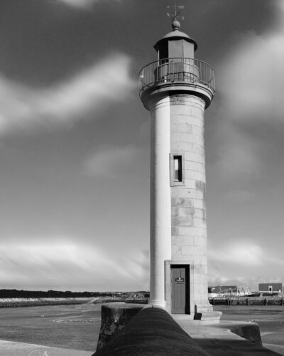 Phare de la pointe à l'aigle BW - Frédéric VERRIER